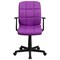 Emma and Oliver Mid-Back Quilted Vinyl Swivel Task Office Chair with Arms